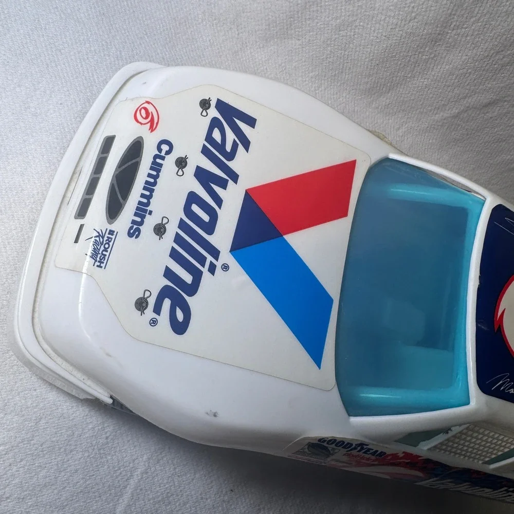 Vintage Mark Martin 6 Valvoline NASCAR Toy Car American Plastic‎ Toys 14.5 inch